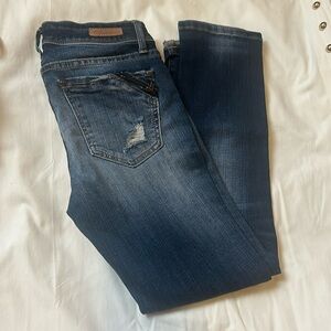Buckle black jeans